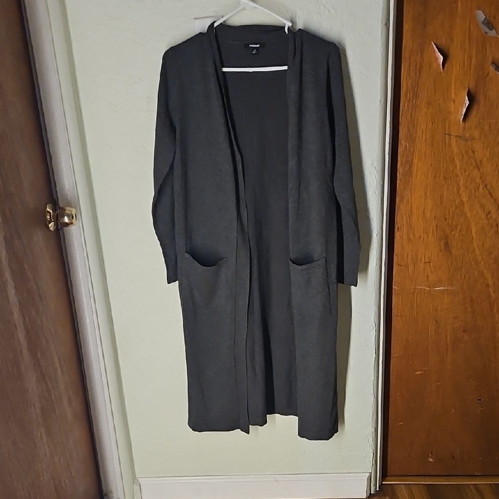 Premise Charcoal Knit Cardigan